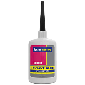 Professional Grade Cyanoacrylate (CA)Super Glue by Glue Masters - 56 Grams - Thick Viscosity Adhesive for Plastic, Wood & DIY Crafts